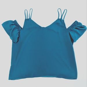 Strappy off shoulder blouse